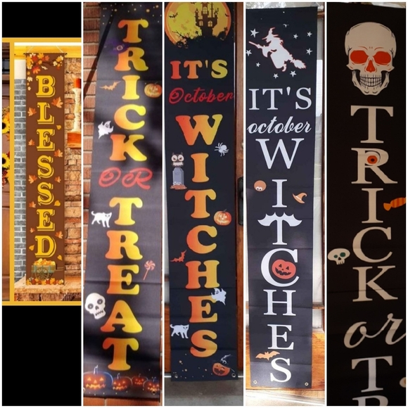 Resale Lot 16 Fall Halloween Banners All New ITEMS & More - Picture 1 of 14